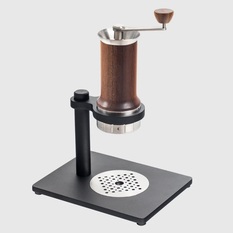 Aram Espresso Maker + Steel Support Brown